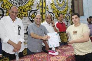 "فرج" يشارك في تكريم المتفوقين والفائزين في مونديال مركز شباب ميت راضي ببنها