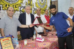 "فرج" يشارك في تكريم المتفوقين والفائزين في مونديال مركز شباب ميت راضي ببنها
