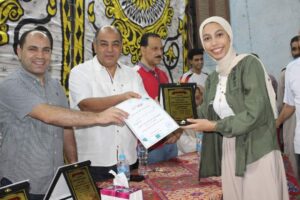 "فرج" يشارك في تكريم المتفوقين والفائزين في مونديال مركز شباب ميت راضي ببنها