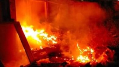 الدفع بـ 6 سيارات إطفاء للسيطرة على حريق بمخالفات دواجن بالقليوبية
