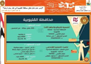 وظائف جديدة بالقليوبية ضمن مبادرة بداية جديدة لبناء الانسان المصري اعرف التفاصيل 