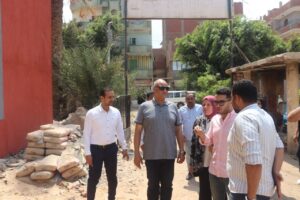 محافظ القليوبيه يتفقد عدد من مشروعات حياة كريمة بشبين القناطر - صور