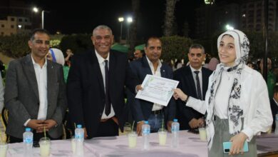 بحضور نائبة محافظ القليوبية.. تكريم 70 متفوق من أبناء أعضاء نادي بنها الرياضى بحضور نائبة محافظ القليوبية.. تكريم 70 متفوق من أبناء أعضاء نادي بنها الرياضى