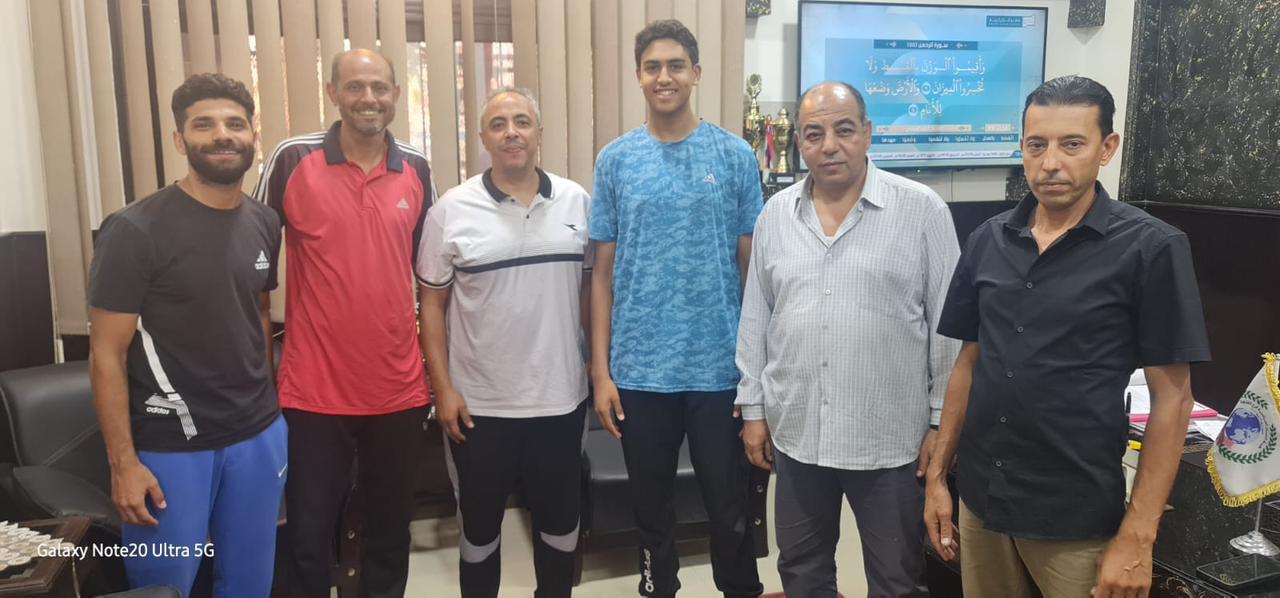 انضمام عبدالرحمن احمد خليل ابن الشبان لنادي المصرية للاتصالات