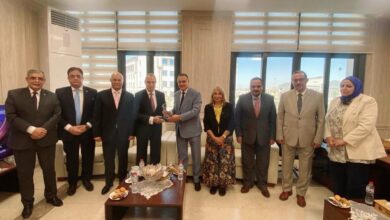 جامعة بنها الأهلية تكرم اللواء عبد الحميد الهجان محافظ القليوبية السابق جامعة بنها الأهلية تكرم اللواء عبد الحميد الهجان محافظ القليوبية السابق