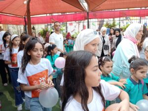 "بداية تيم" تشارك احتفالات الطلاب في أول يوم دراسي