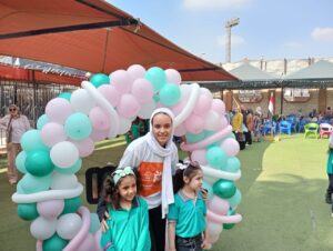 "بداية تيم" تشارك احتفالات الطلاب في أول يوم دراسي