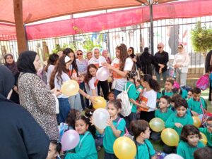 "بداية تيم" تشارك احتفالات الطلاب في أول يوم دراسي