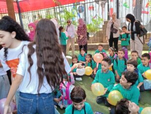 "بداية تيم" تشارك احتفالات الطلاب في أول يوم دراسي