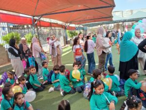 "بداية تيم" تشارك احتفالات الطلاب في أول يوم دراسي