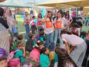 "بداية تيم" تشارك احتفالات الطلاب في أول يوم دراسي