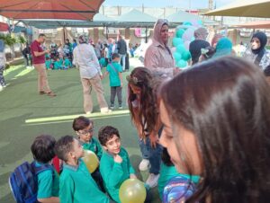 "بداية تيم" تشارك احتفالات الطلاب في أول يوم دراسي