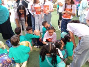 "بداية تيم" تشارك احتفالات الطلاب في أول يوم دراسي