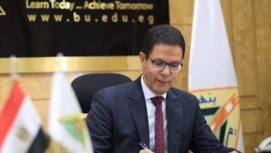 تكليف الدكتور السيد الملقى بتسيير أعمال عمادة كلية الفنون التطبيقية بجامعة بنها