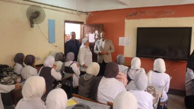 محافظ القليوبيه يتفقد عدد من المعاهد الأزهرية والمدارس لمتابعة انتظام الدراسة - صور