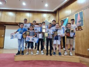 اكاديميه الشبان تكرم ابنائها الحاصلين علي بطولات