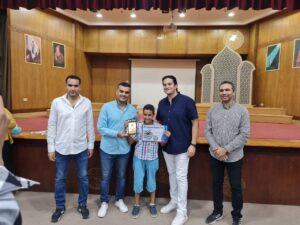 اكاديميه الشبان تكرم ابنائها الحاصلين علي بطولات