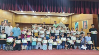 اكاديميه الشبان تكرم ابنائها الحاصلين علي بطولات