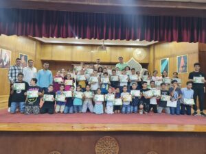 اكاديميه الشبان تكرم ابنائها الحاصلين علي بطولات