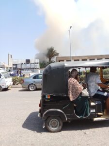 السيطرة على حريق بمحل إطارات سيارات بالطريق الزراعي بالقليوبية