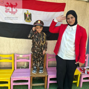 "فخور بوطني " نشاط مميز لطلاب مرحلة رياض الاطفال بشبان بنها للاحتفال بانتصارات اكتوبر