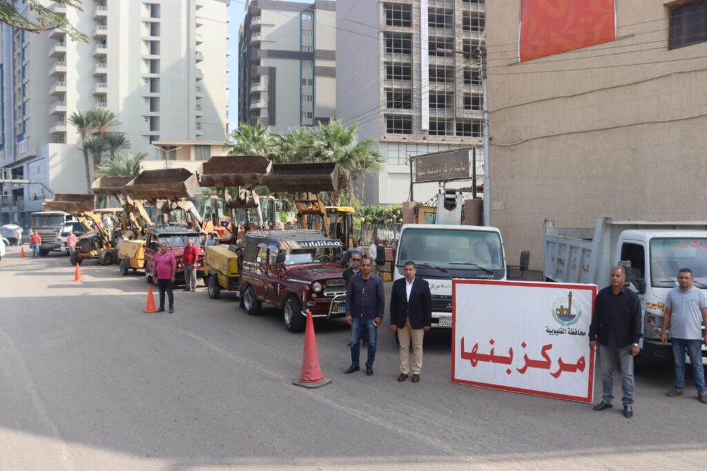 انطلاق الموجة الـ 24 لإزالة التعديات على الأراضى المملوكة للدولة بالقليوبية