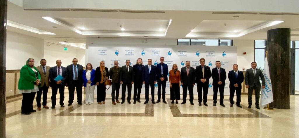 لبحث سبل التعاون .. جامعة بنها الأهلية تستقبل وفدا من أحد الجامعات الدولية