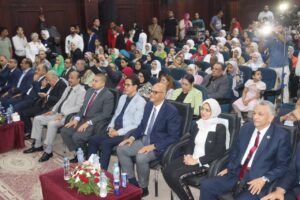 محافظ القليوبية ورئيس جامعة بنها يشاركا في احتفالية ذكرى نصر أكتوبر بهيئة الشبان ببنها