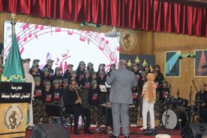 محافظ القليوبية ورئيس جامعة بنها يشاركا في احتفالية ذكرى نصر أكتوبر بهيئة الشبان ببنها