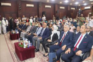 محافظ القليوبية ورئيس جامعة بنها يشاركا في احتفالية ذكرى نصر أكتوبر بهيئة الشبان ببنها