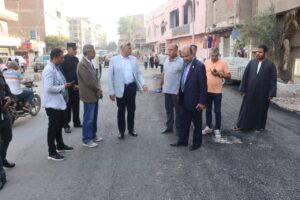 محافظ القليوبية يتفقد مشروعات الرصف ويتابع منظومة النظافة والإشغالات بشبرا الخيمة