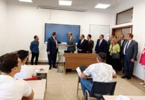 محافظ القليوبية ورئيس مجلس الأمناء يتفقدان منشآت جامعة بنها الأهلية 