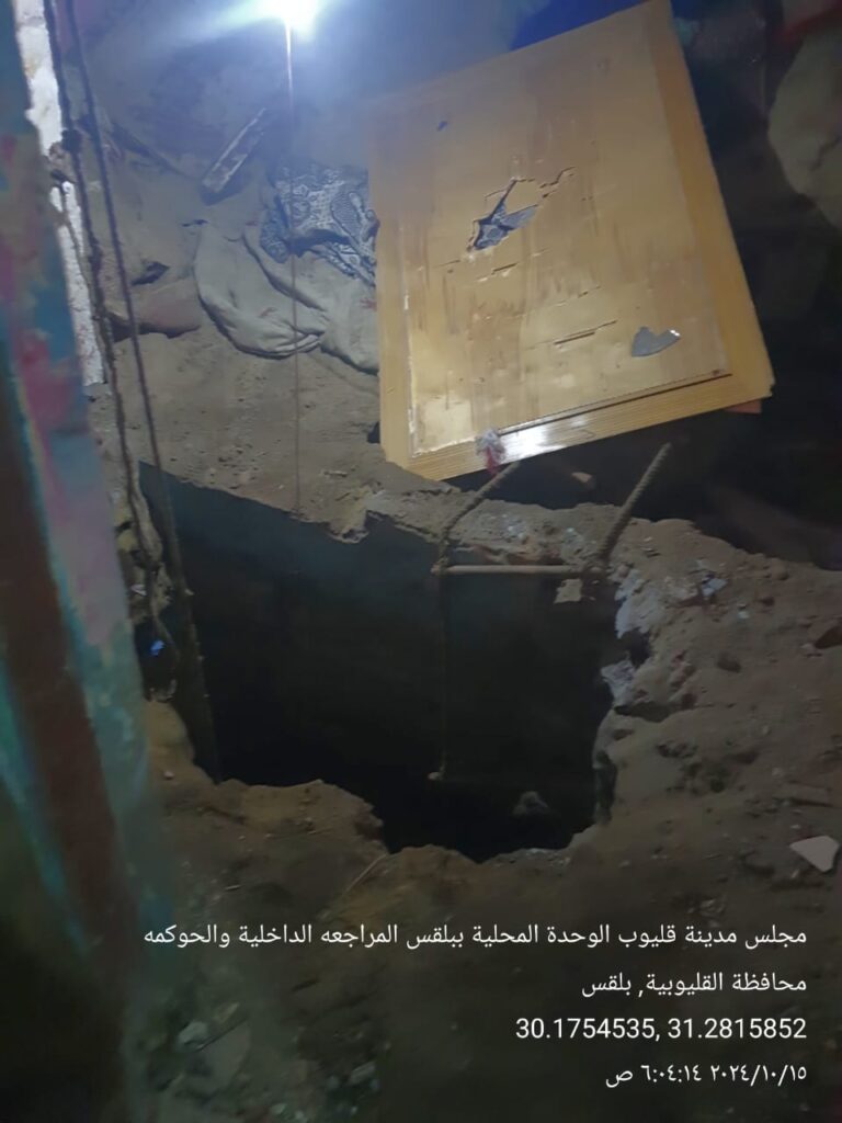 مصرع شخص أثناء تنقيبه عن الآثار في منزله بالقليوبية 