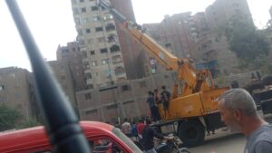 انقلاب أنوبيس ركاب في ترعة الشرقاوية بشبرا الخيمة