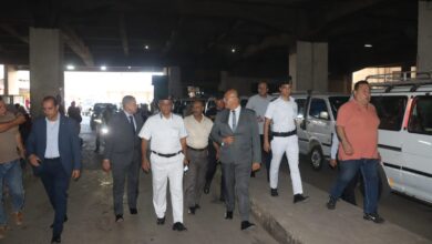 محافظ القليوبية يتابع التزام السائقين بـ التسعيرة الجديدة