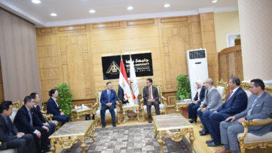 بنها تستقبل وفد جامعة وسط الصين الزراعية