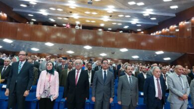 افتتاح فعاليات المؤتمر السنوي الثالث للدراسات العليا للعلوم الانسانية بجامعة بنها