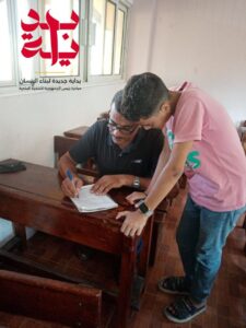 الخط العربي و اساسيات اللغة الانجليزية وورش عمل، يوم مميز من بداية بشبان بنها