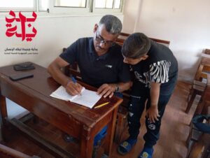 الخط العربي و اساسيات اللغة الانجليزية وورش عمل، يوم مميز من بداية بشبان بنها