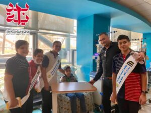 طلاب شبان بنها في زيارة لمستشفي سرطان الاطفال 75375