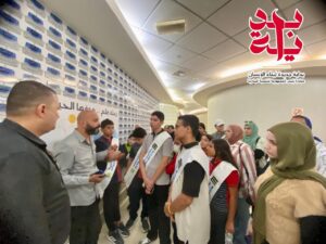 طلاب شبان بنها في زيارة لمستشفي سرطان الاطفال 75375