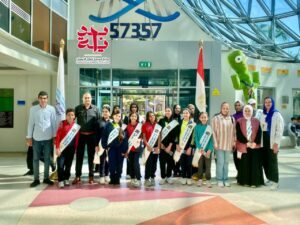 طلاب شبان بنها في زيارة لمستشفي سرطان الاطفال 75375