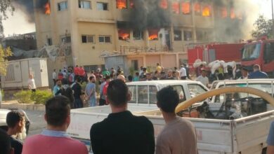 إصابة 3 أشخاص في حريق نشب بمصنع للورق بالقناطر الخيرية