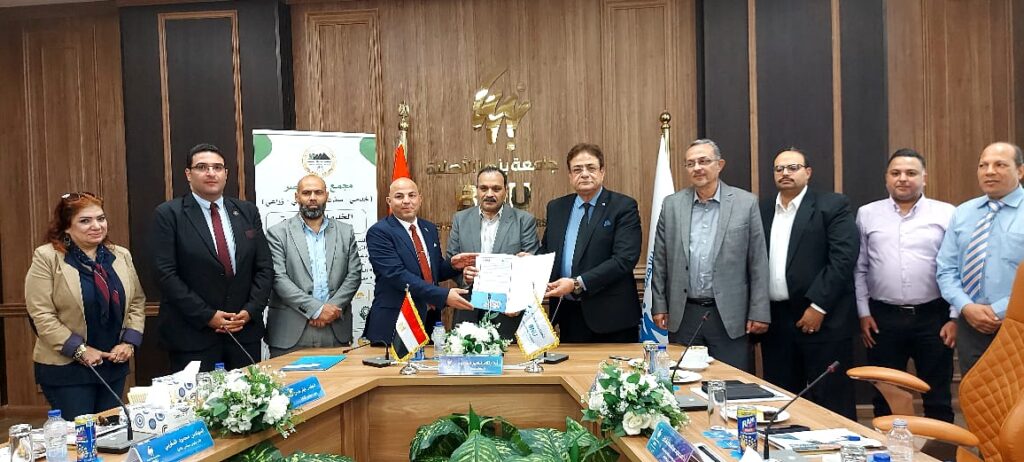 بروتوكول تعاون بين جامعة بنها الأهلية ومجمع عمال مصر لدعم التدريب وريادة الأعمال