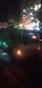 انتشار معدات وفرق الطوارئ للتعامل مع تجمعات مياه الأمطار بالقليوبية