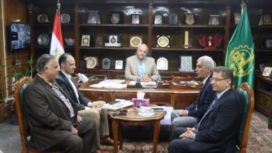 محافظ القليوبيه يجتمع بمساعد وزير الري لمناقشه عدد من المشروعات محافظ القليوبيه يجتمع بمساعد وزير الري لمناقشه عدد من المشروعات