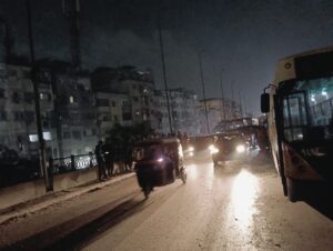 إصابة 6 أشخاص في حادث تصادم بكوبري عرابي في شبرا الخيمة (صور)