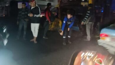 إصابة 6 أشخاص في حادث تصادم بكوبري عرابي في شبرا الخيمة (صور)