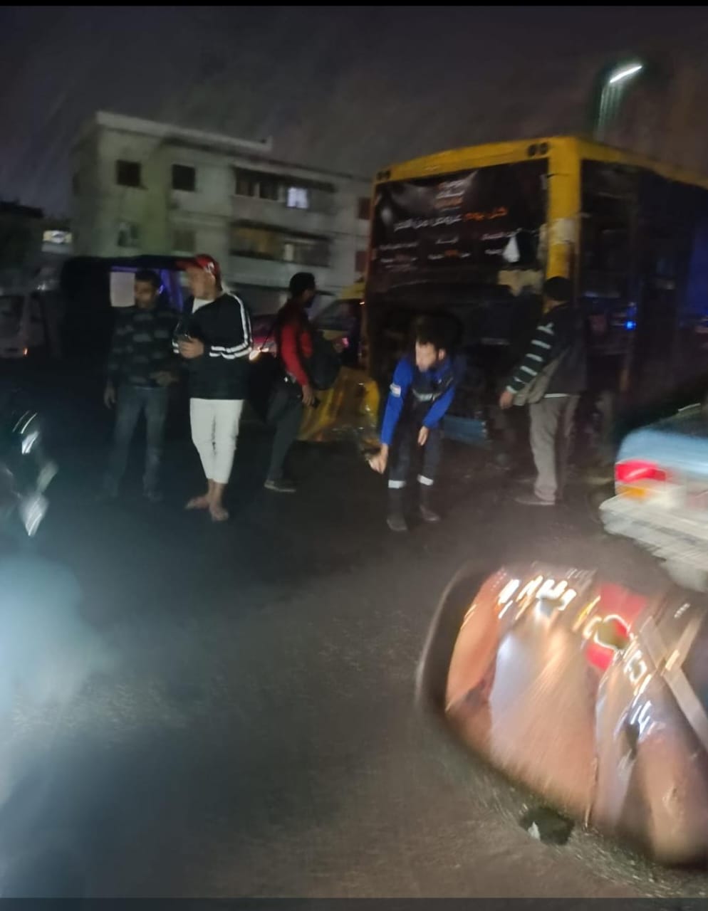 إصابة 6 أشخاص في حادث تصادم بكوبري عرابي في شبرا الخيمة (صور) إصابة 6 أشخاص في حادث تصادم بكوبري عرابي في شبرا الخيمة (صور)