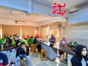 رسم وتلوين وطباعة صور .. شبان بنها تنفذ يوم مميز ضمن مبادرة "بداية"